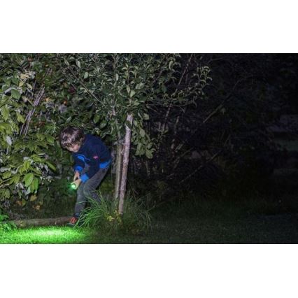 Ledlenser KIDBEAM4 DINO - LED zatemnjevalna otroška svetilka LED/2xAAA IP44 zelena