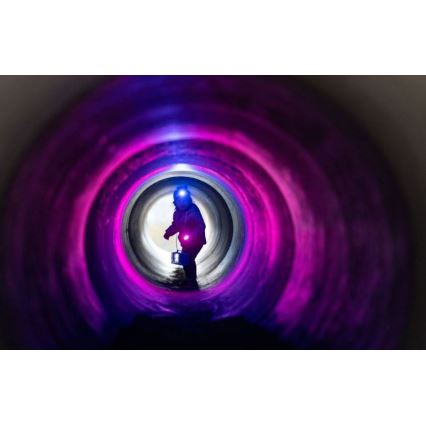 Ledlenser KIDBEAM4 RAINBOW - zatemnjevalna otroška LED-svetilka LED/2xAAA IP44 vijolična