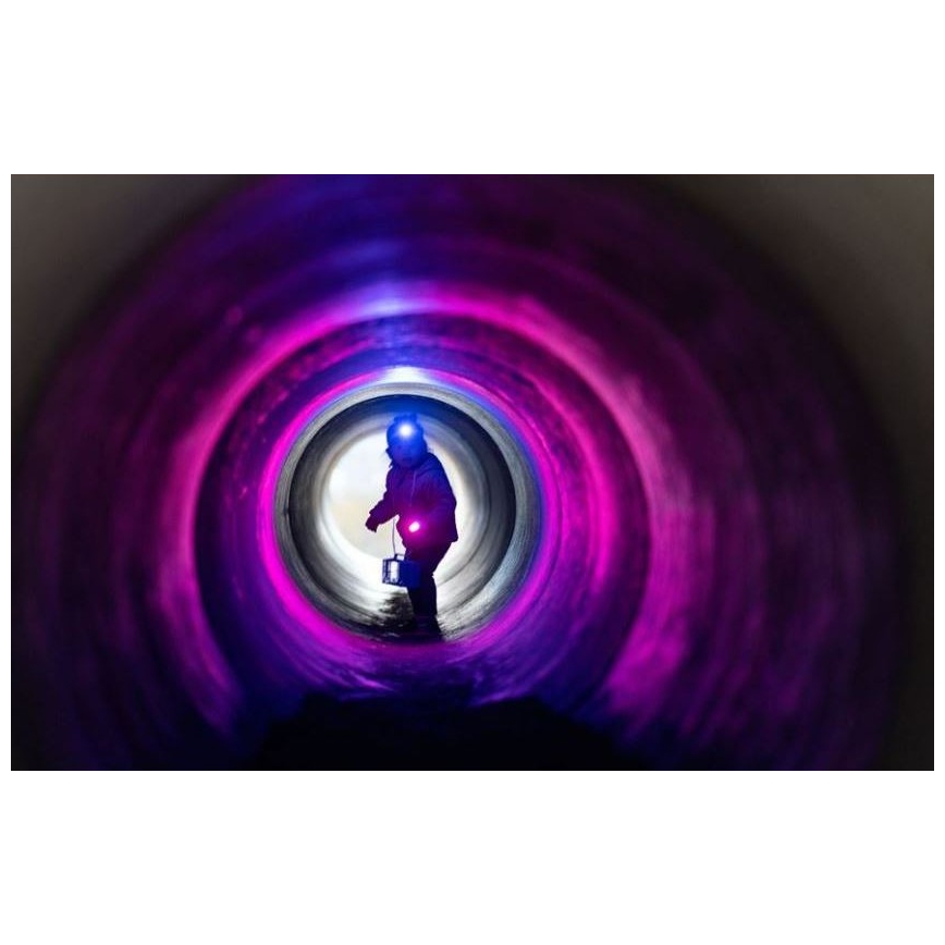 Ledlenser KIDBEAM4 RAINBOW - zatemnjevalna otroška LED-svetilka LED/2xAAA IP44 vijolična