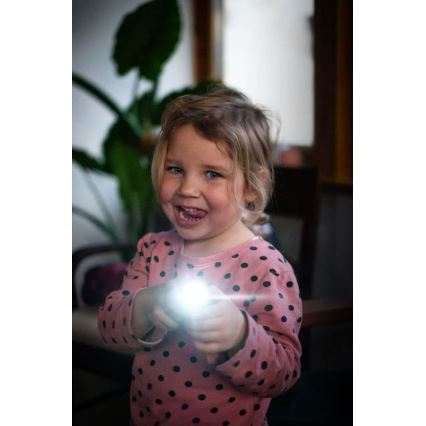 Ledlenser KIDBEAM4 RAINBOW - zatemnjevalna otroška LED-svetilka LED/2xAAA IP44 vijolična