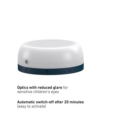 Ledlenser KIDCAMP6 DINO - LED zatemnljiva prenosna svetilka LED/3xAAA IP44 zelena