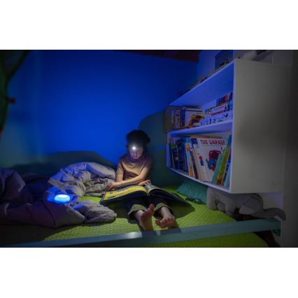 Ledlenser KIDCAMP6 RAINBOW - LED zatemnjiva prenosna luč LED/3xAAA IP44 modra