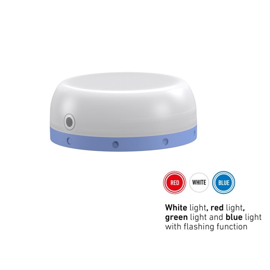 Ledlenser KIDCAMP6 RAINBOW - LED zatemnjiva prenosna luč LED/3xAAA IP44 modra