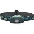 Ledlenser KIDLED2 DINO - LED otroška čelna svetilka z zatemnitvijo LED/1xAAA IPX4 40 lm 20 h zelena