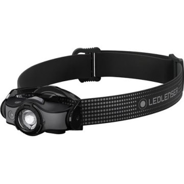 Ledlenser MH5 - zatemnjevalna polnilna čelna svetilka LED/1xAA/750 mAh IP54 400 lm 35 h črna/siva
