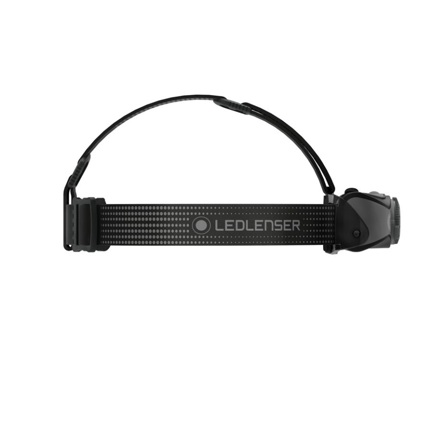 Ledlenser MH7 - polnilna LED čelna svetilka s prilagodljivo svetlostjo, 1550 mAh, IP54, 600 lm, 40 h, črna/siva