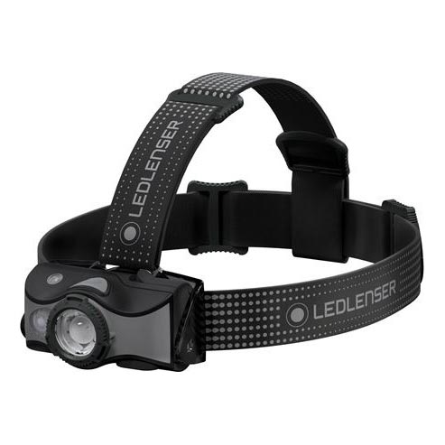 Ledlenser MH7 - polnilna LED čelna svetilka s prilagodljivo svetlostjo, 1550 mAh, IP54, 600 lm, 40 h, črna/siva