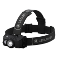 Ledlenser MH8 - zatemnjevalna polnilna naglavna LED svetilka LED/2xAA/1550 mAh IP54 600 lm 60 h črna