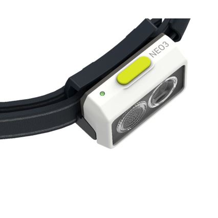Ledlenser NEO3 - nastavljiva LED čelovka LED/3xAAA IP54 400 lm 20 h črna/bela