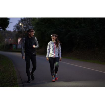 Ledlenser NEO5R - zatemnjevalna polnilna LED naglavna svetilka 1800 mAh IP54 600 lm 35 h črna/bela