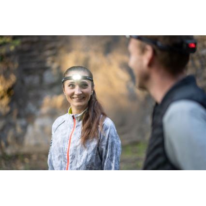 Ledlenser NEO5R - zatemnjevalna polnilna LED naglavna svetilka 1800 mAh IP54 600 lm 35 h črna/bela