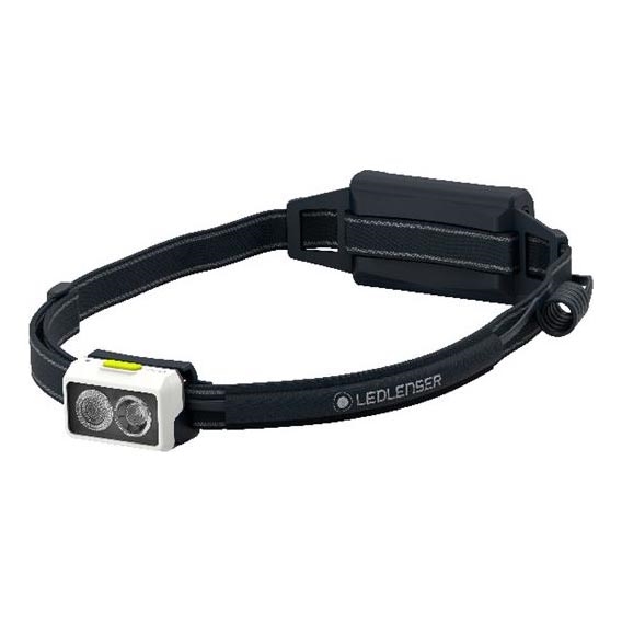 Ledlenser NEO5R - zatemnjevalna polnilna LED naglavna svetilka 1800 mAh IP54 600 lm 35 h črna/bela