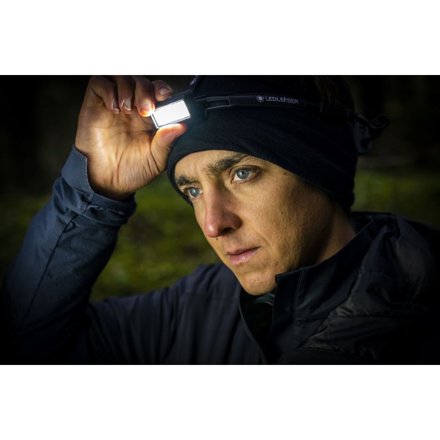 Ledlenser NEO9R - LED zatemnjevalna polnilna čelna svetilka LED/5000 mAh IP54 1200 lm 120h črna/modra