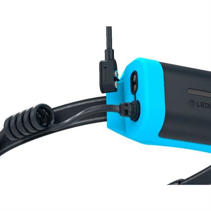 Ledlenser NEO9R - LED zatemnjevalna polnilna čelna svetilka LED/5000 mAh IP54 1200 lm 120h črna/modra