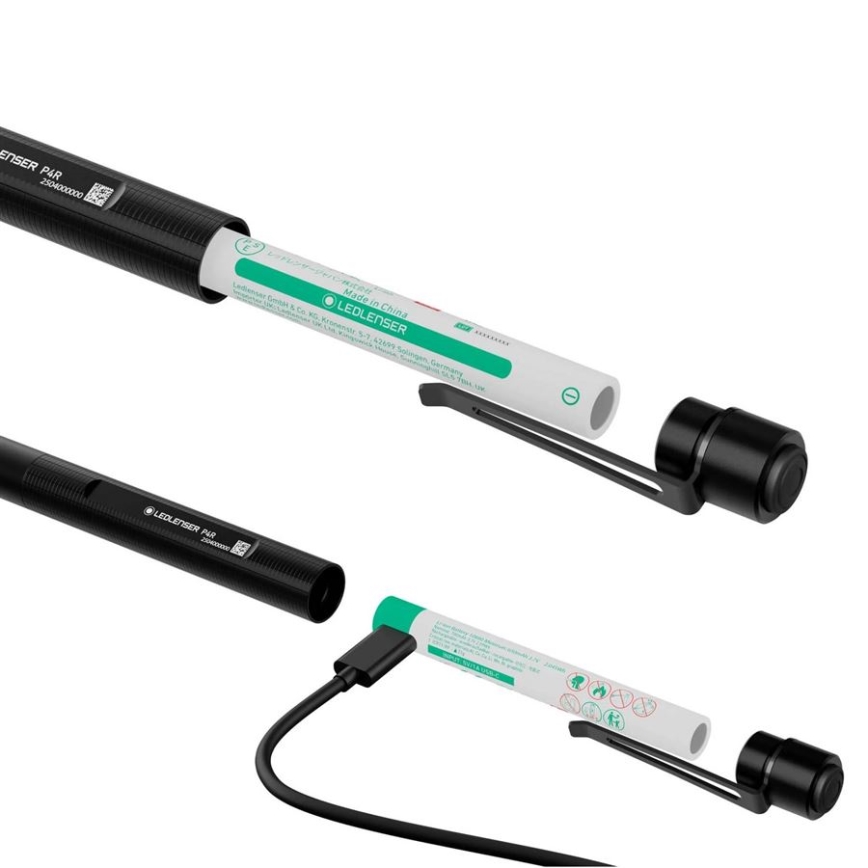 Ledlenser P4R - LED zatemnjevalna polnilna svetilka LED/1xAAA/700 mAh IP54 300 lm 13 h črna