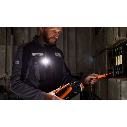 Ledlenser W1R - polnilna delovna LED-svetilka s sponko in zatemnjevanjem LED/740 mAh IP54 220 lm