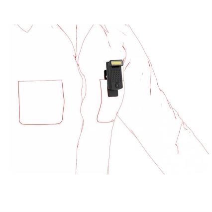 Ledlenser W1R - polnilna delovna LED-svetilka s sponko in zatemnjevanjem LED/740 mAh IP54 220 lm