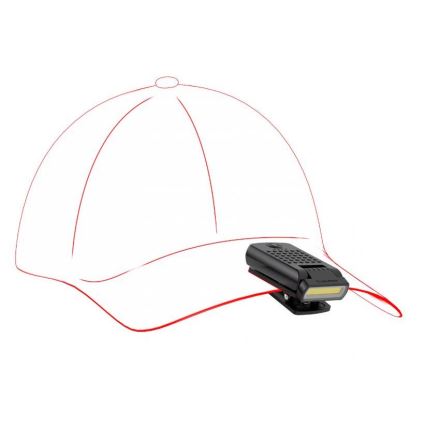 Ledlenser W1R - polnilna delovna LED-svetilka s sponko in zatemnjevanjem LED/740 mAh IP54 220 lm