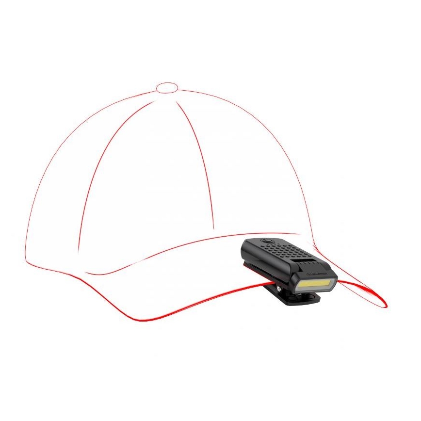Ledlenser W1R - polnilna delovna LED-svetilka s sponko in zatemnjevanjem LED/740 mAh IP54 220 lm