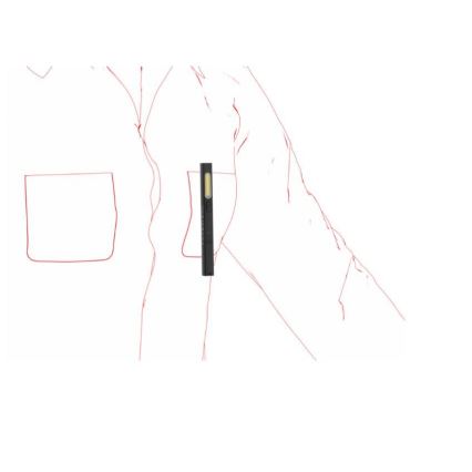 Ledlenser W2R - zatemnjiva polnilna delovna LED-svetilka, 630 mAh, IP54, 220 lm