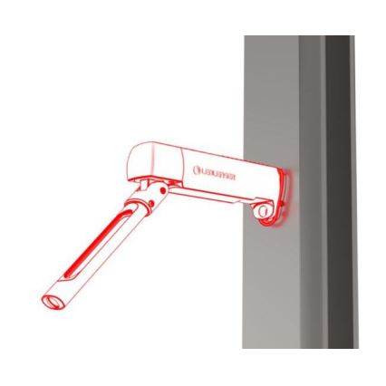 Ledlenser W7R - polnilna LED delovna svetilka z nastavljivo jakostjo svetlobe, LED/2500 mAh IP54 600 lm