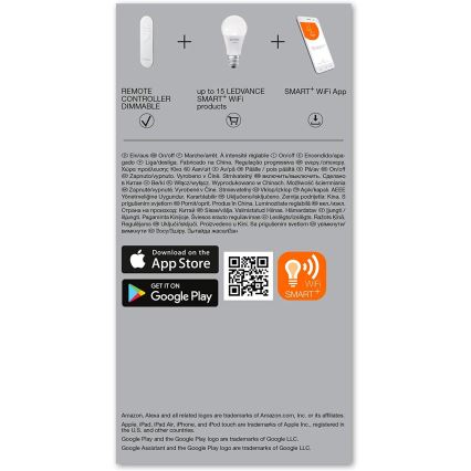 Ledvance - Daljinski upravljalnik SMART+ 2xAAA Wi-Fi