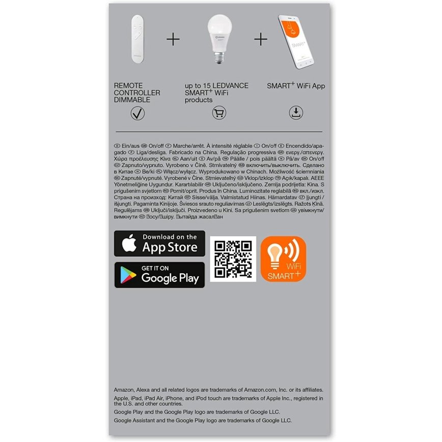 Ledvance - Daljinski upravljalnik SMART+ 2xAAA Wi-Fi