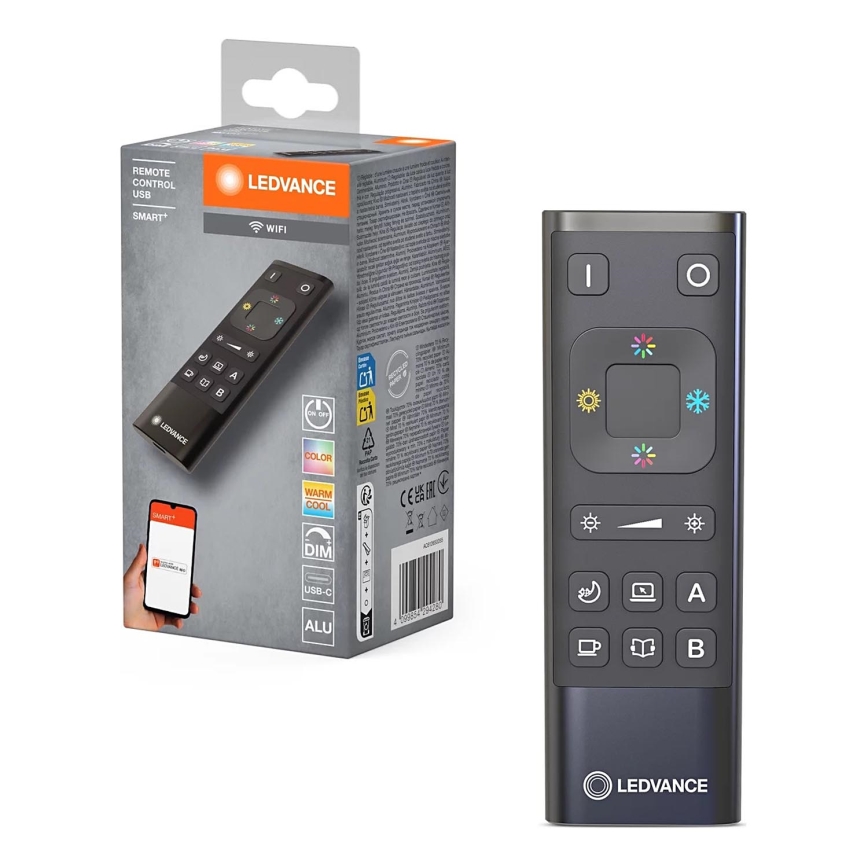 Ledvance - Daljinski upravljalnik SMART+ Wi-Fi 6600 mAh črna