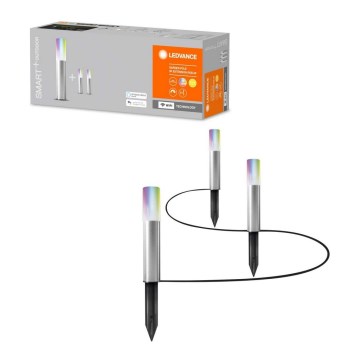 Ledvance - KOMPLET 3x LED RGBW Zunanja svetilka SMART+ MINI 3xLED/3,1W/230V IP65 Wi-Fi