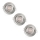 Ledvance - Komplet 3x zatemljivih LED vgradnih stropnih svetilk SIMPLE LED/4,9W/230V