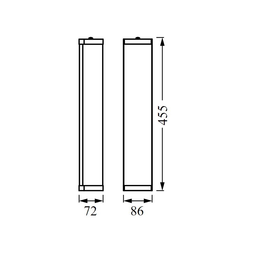 Ledvance - Kopalniška stenska svetilka BATHROOM CLASSIC 3xE14/12W/230V IP44