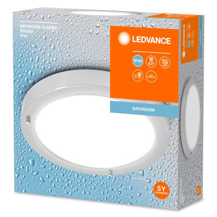 Ledvance - Kopalniška stropna svetilka BATHROOM CLASSIC 1xE27/15W/230V IP44