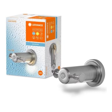 Ledvance - Kopalniški stenski obešalnik z LED osvetlitvijo IP44 3xAAA