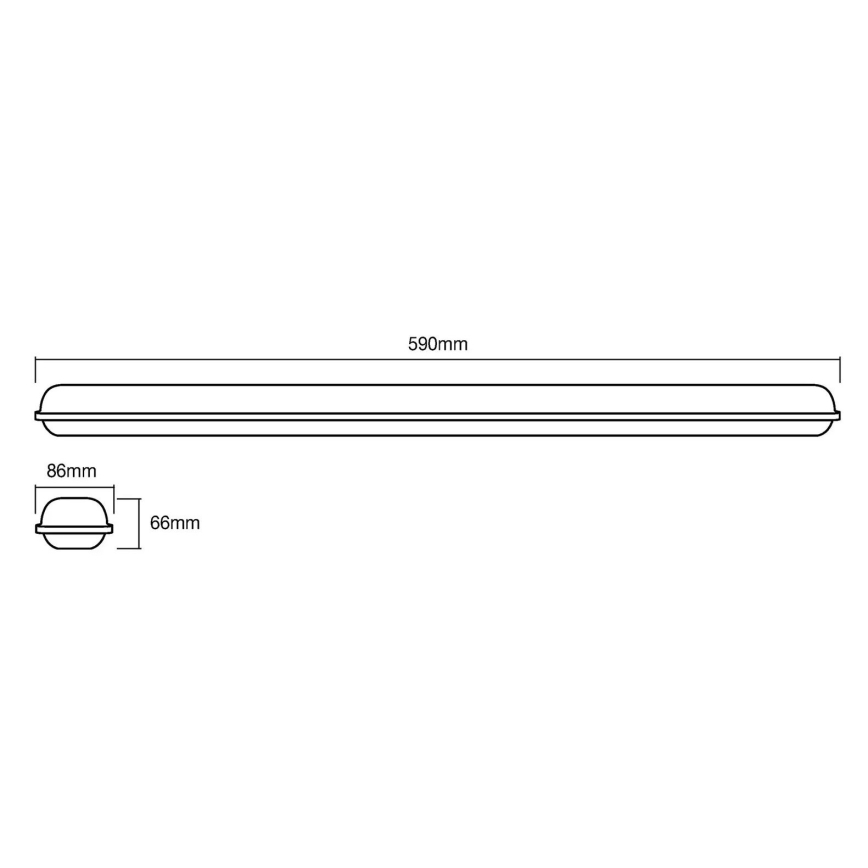 Ledvance - LED Delovna svetilka SUBMARINE LED/18W/230V IP65