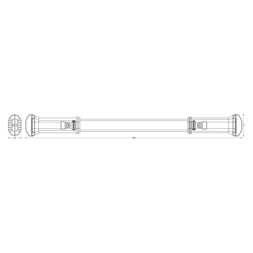 Ledvance - LED Delovna svetilka TUBE LED/10W/5V IP54