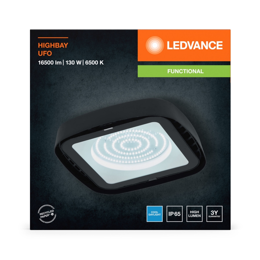 Ledvance - LED Industrijska stropna svetilka HIGHBAY LED/130W/230V IP65 6500K