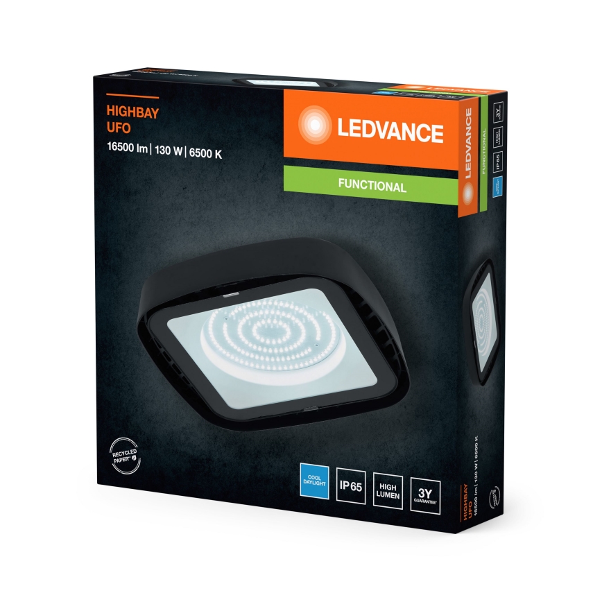 Ledvance - LED Industrijska stropna svetilka HIGHBAY LED/130W/230V IP65 6500K