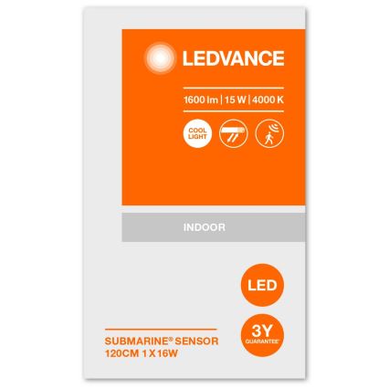 Ledvance - LED Industrijska svetilka s senzorjem SUBMARINE 1xG13/16W/230V IP65