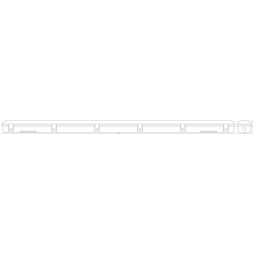 Ledvance - LED Industrijska svetilka s senzorjem SUBMARINE 1xG13/19W/230V IP65