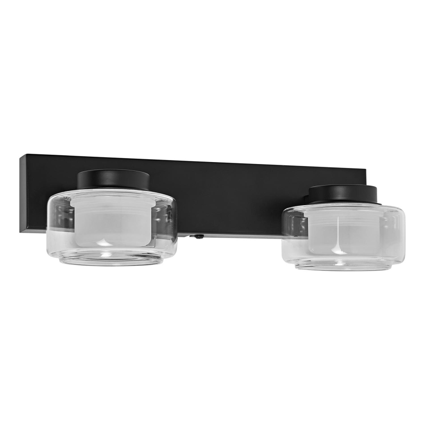Ledvance - LED Kopalniška stenska svetilka ORBIS FLAME 2xLED/5,5W/230V 3000/4000K IP44 črna