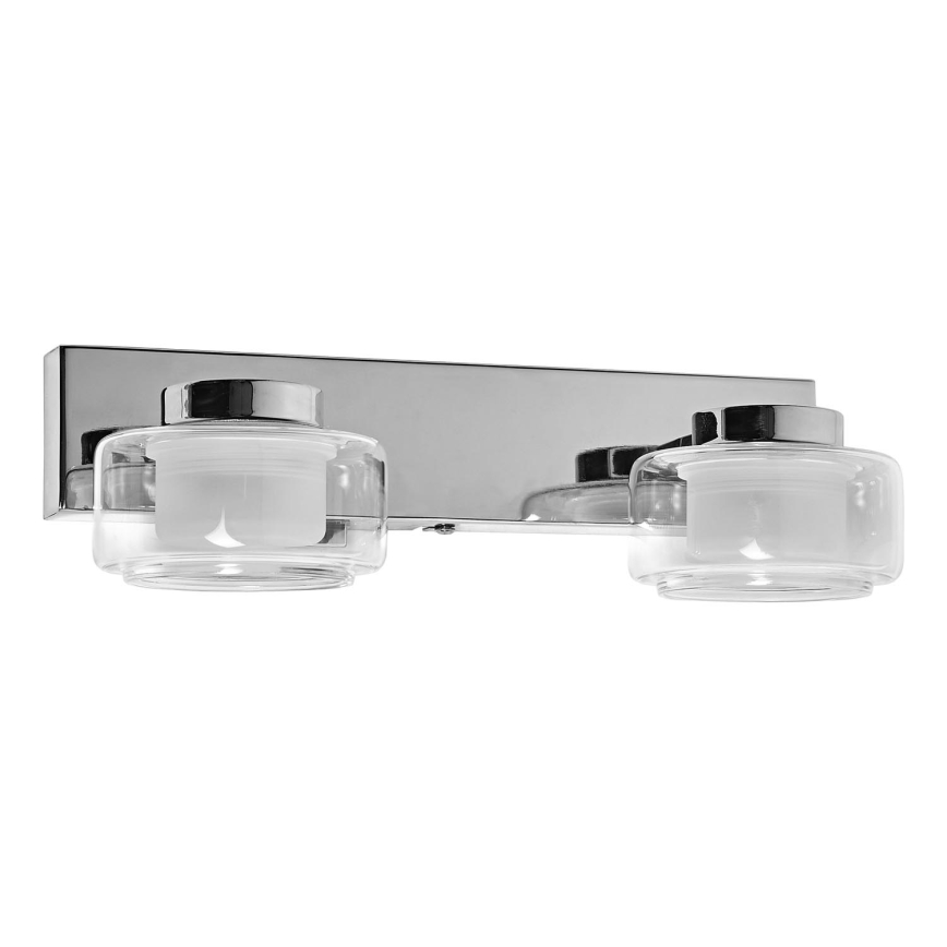 Ledvance - LED Kopalniška stenska svetilka ORBIS FLAME 2xLED/5,5W/230V 3000/4000K IP44 krom
