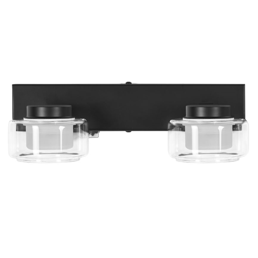 Ledvance - LED Kopalniška stenska svetilka ORBIS FLAME 2xLED/5,5W/230V 3000/4000K IP44 črna