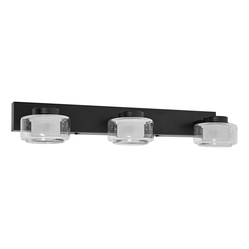 Ledvance - LED Kopalniška stenska svetilka ORBIS FLAME 3xLED/5,5W/230V 3000/4000K IP44 črna