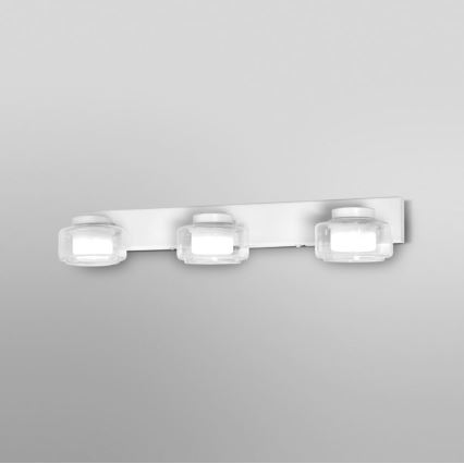 Ledvance - LED Kopalniška stenska svetilka ORBIS FLAME 3xLED/5,5W/230V 3000/4000K IP44 bela