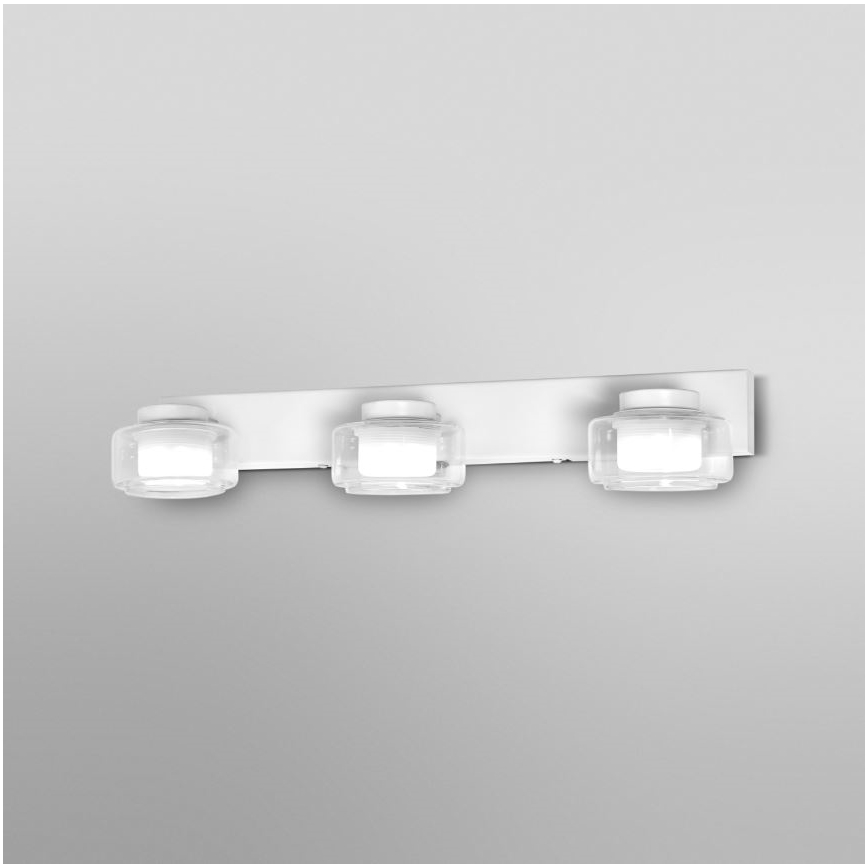 Ledvance - LED Kopalniška stenska svetilka ORBIS FLAME 3xLED/5,5W/230V 3000/4000K IP44 bela