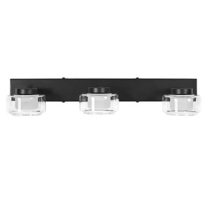Ledvance - LED Kopalniška stenska svetilka ORBIS FLAME 3xLED/5,5W/230V 3000/4000K IP44 črna