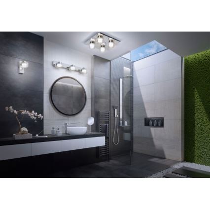 Ledvance-LED Kopalniška stenska svetilka ORBIS FLAME 3xLED/5,5W/230V IP44 krom