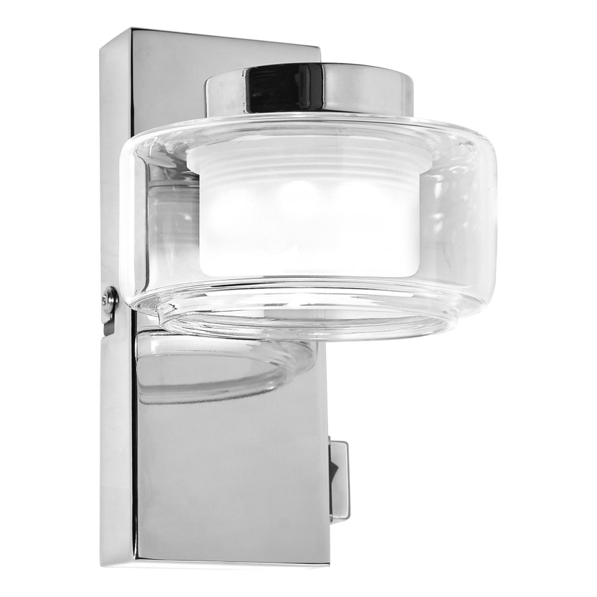 Ledvance - LED Kopalniška stenska svetilka ORBIS FLAME LED/5,5W/230V 3000/4000K IP44 krom
