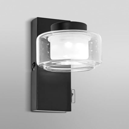 Ledvance - LED Kopalniška stenska svetilka ORBIS FLAME LED/5,5W/230V 3000/4000K IP44 črna