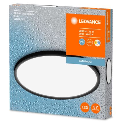 Ledvance - LED Kopalniška stropna svetilka DISC LED/18W/230V 3000/4000K IP44